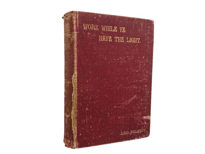 1895 Work While Ye Have the Light by Leo Tolstoy 