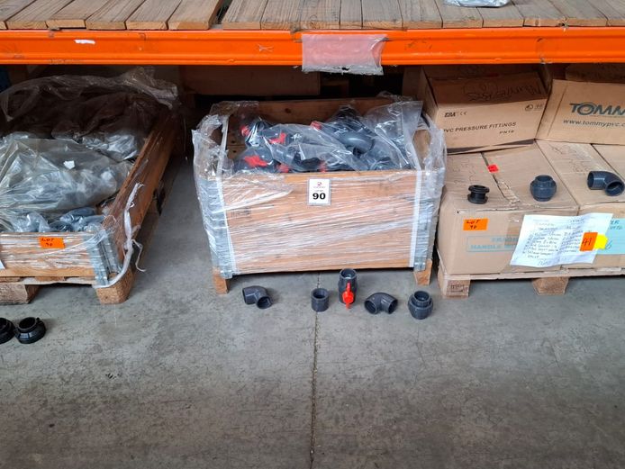 Pump unions, valves, elbows, mag sockets etc