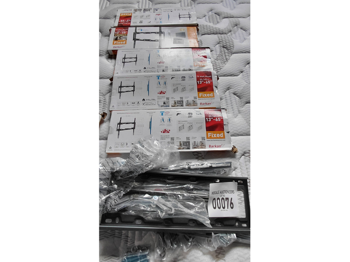 LOT OF 6 BARKAN WALL MOUNTS 