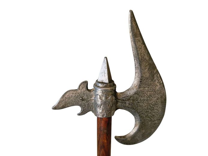 Medieval Replica Eagle Crest Battle Axe