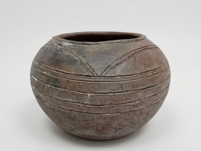 Traditional African Terracotta Storage Vessel / Pot