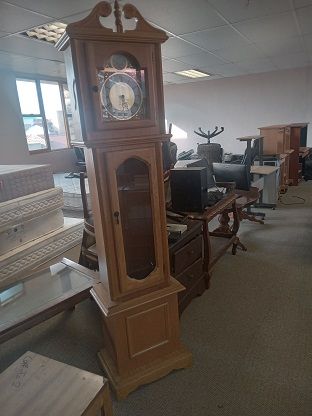 Vintage longcase grandfather clock