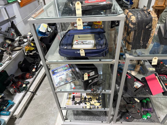Glass Shelving Unit