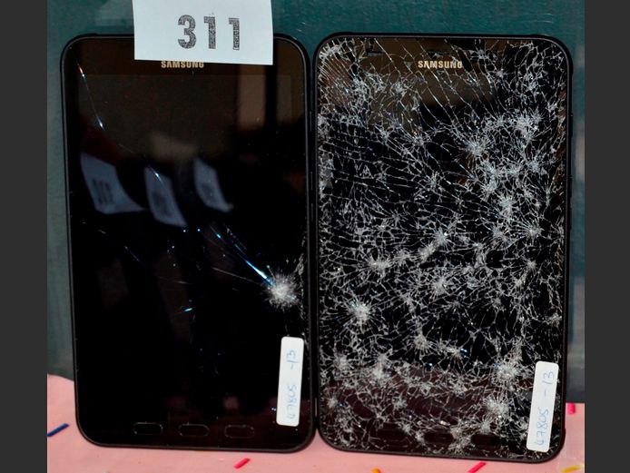 LOT OF 2: SAMSUNG GALAXY ACTIVE TAB 2 [Untested, no chargers, damaged]