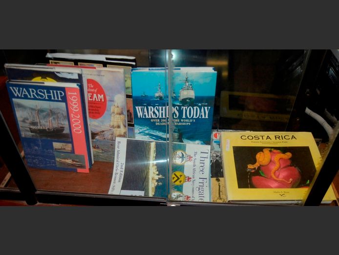 COLLECTION COFFEE TABLE BOOKS: WAR SHIPS, ARTILLERY OF WORLD WAR II, ROYAL NAVY, etc