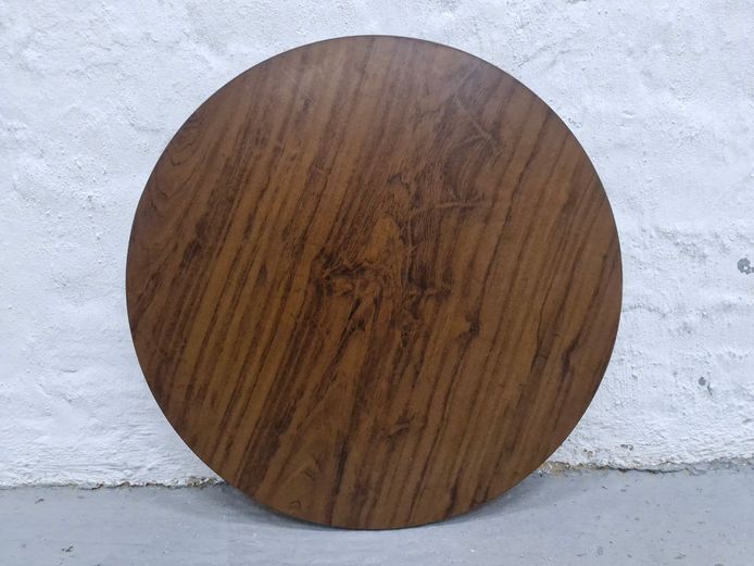 Vintage Mid-Century Style Wooden Lazy Susan (67cm)