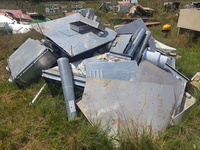 Assorted stainless-steel scrap