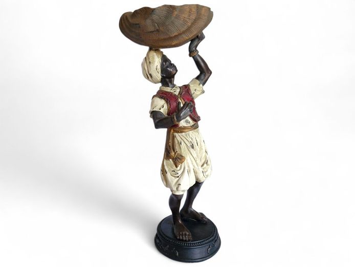 Vintage Blackamoor Resin Sculpture