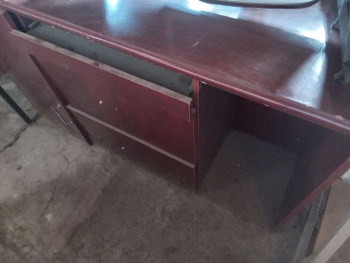 Dark-brown office drawer