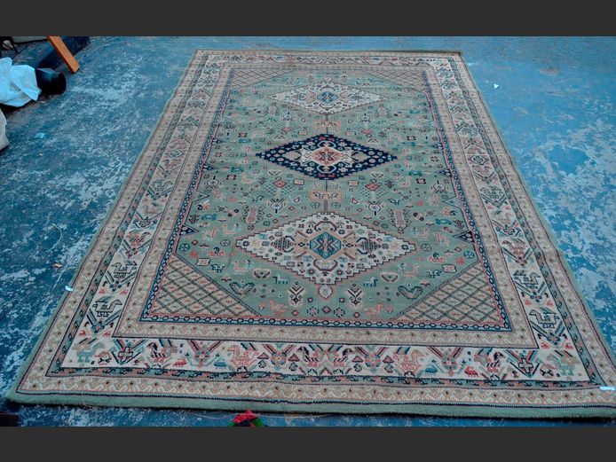 MULTI-COLORED PERSIAN STYLE CARPET, 280 x 90cm