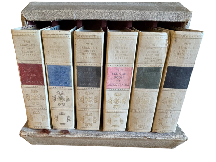 Complete 6 Volume Reader's Digest Bedside Library with Original Slipcase