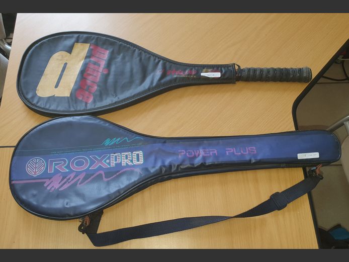 LOT: ROX PRO & PRINCE SQUASH RACKETS