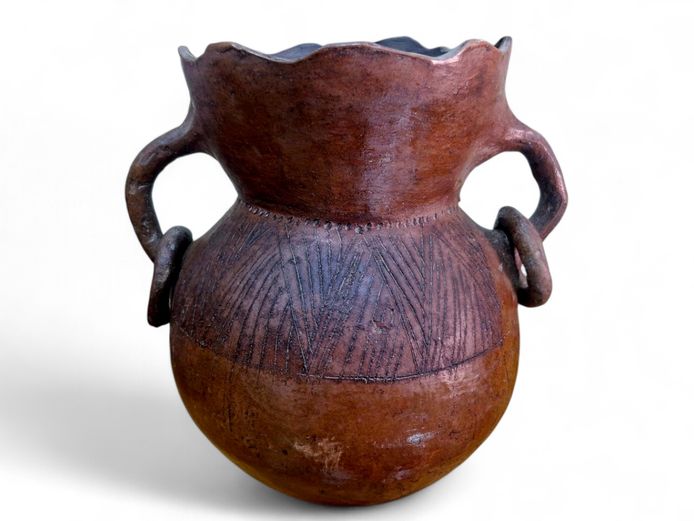 Vintage Moroccan Berber Terracotta Jar