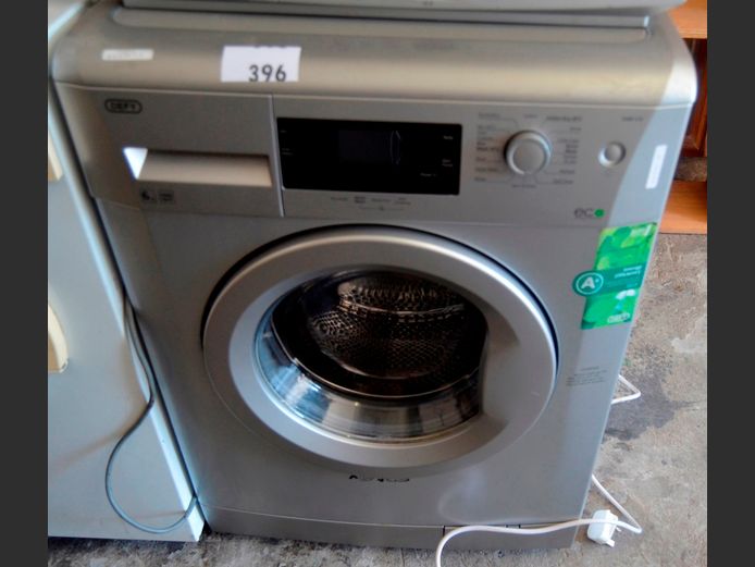 DEFY METALLIC FINISH 6kg FRONT LOADING WASHING MACHINE [Switches on when tested] [#: 409586236]