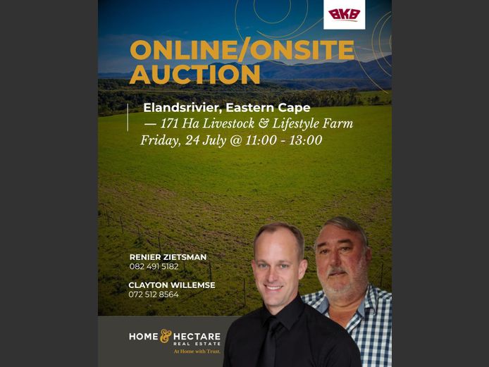 BOSBOKRAND, ELANDSFONTEIN ONLINE/ONSITE AUCTION