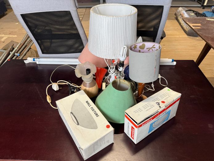 Lot of Various Lamps 