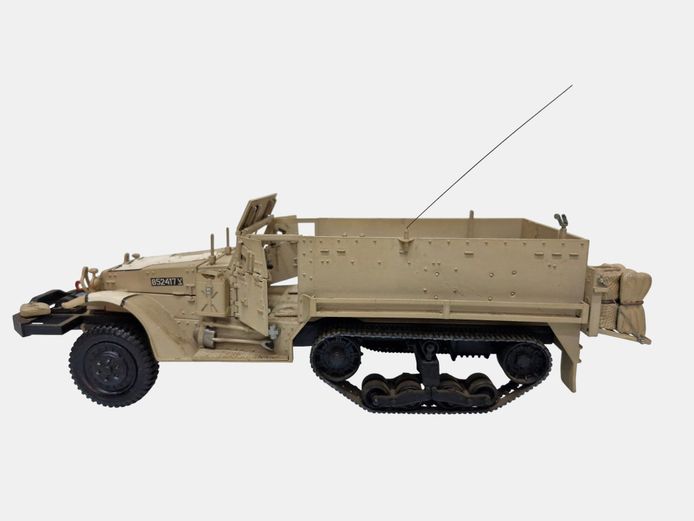 Ultimate Soldier 1:18 Scale M3 Half-Track Model (Desert Camouflage)