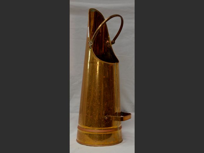 BRASS COAL SCUTTLE, 61cm High