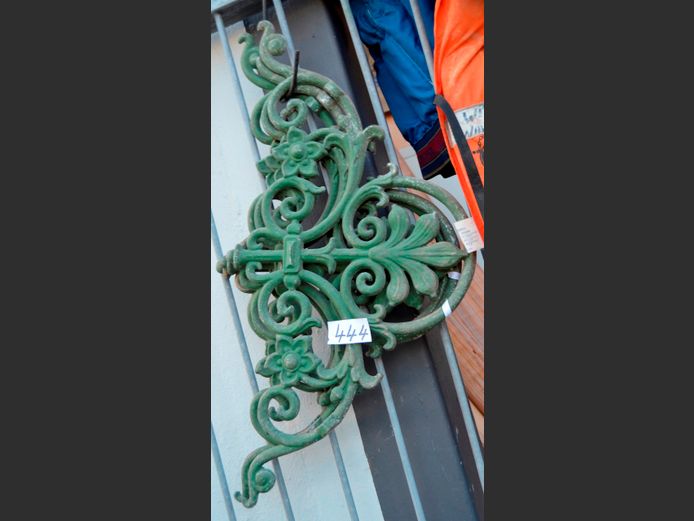 LOT: 3 x CAST ALUMINIUM FILIGREE, 81 x 41cm