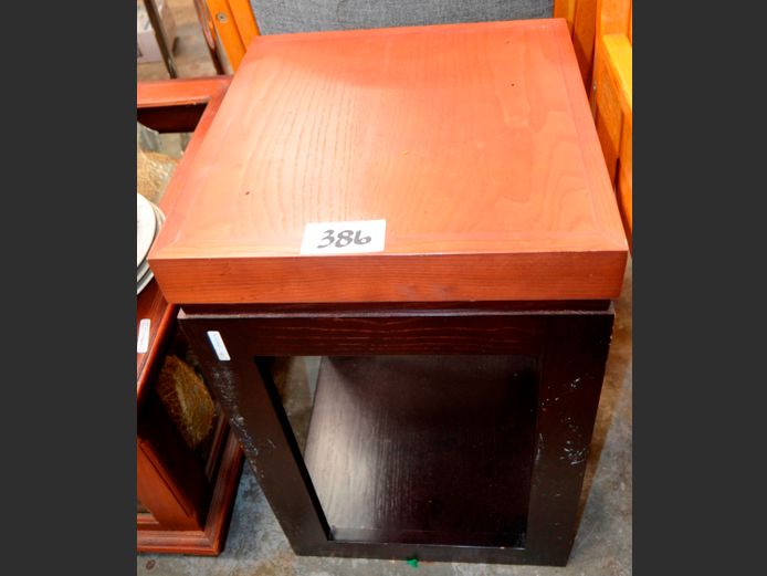 DARKWOOD SIDE TABLE, 40 x 40 x 65cm