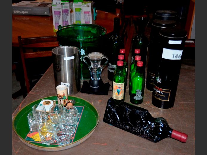WINE AERATOR, ICE BUCKETS, COLLECTION BIG 5 BOTTLES, etc