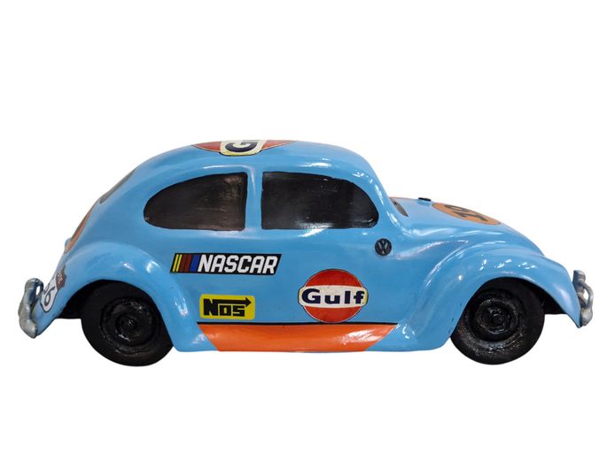 Large-Scale Fiberglass VW Beetle Automobilia Display Model
