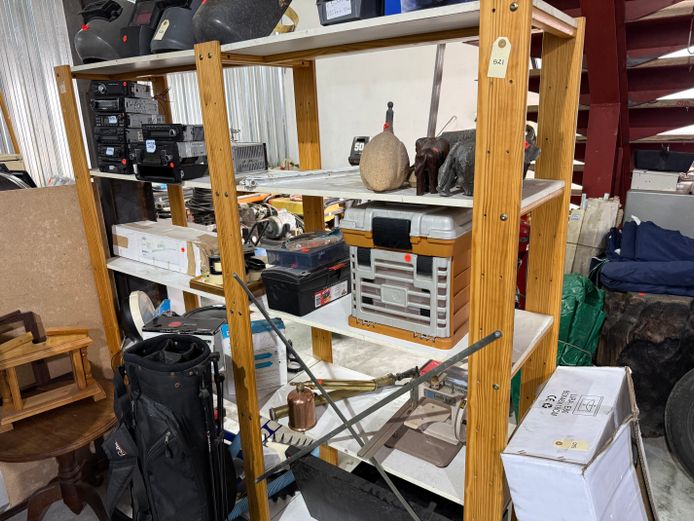 Wooden Shelving Unit 