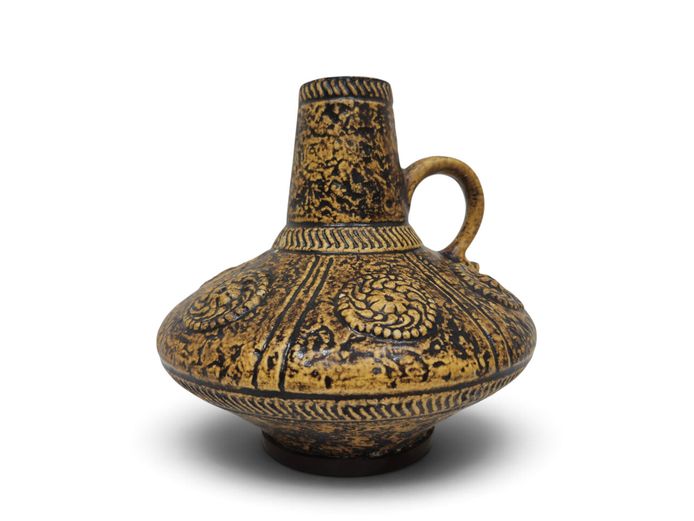 Vintage c. 1970s Tetra German Studio Style Amphora Pitcher