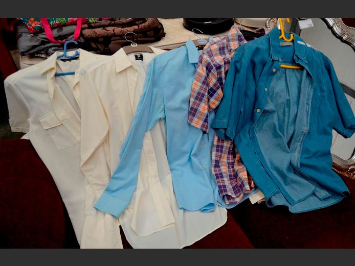 LOT OF 5: MEN'S DRESS SHIRTS