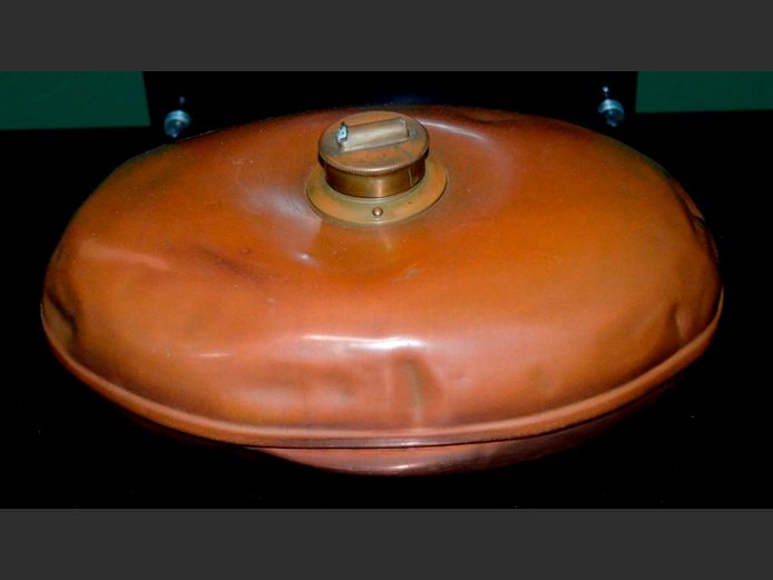 ANTIQUE COPPER HOT WATER BOTTLE, 28 x 20 x 10cm