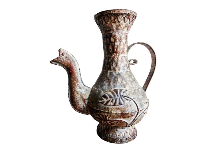 Ornamental Asian Style Metal Jug