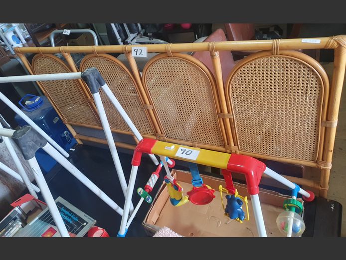 CANE & RATTAN DOUBLE HEADBOARD