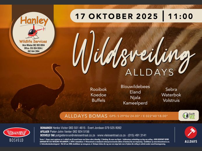 HANLEY WILDLIFE SERVICES WILDSVEILING