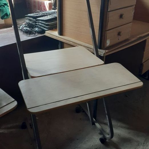 Wooden computer stand