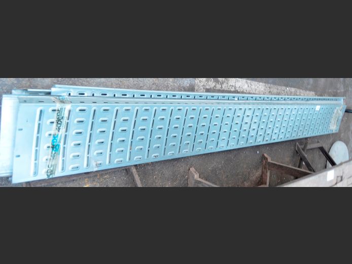 LOT OF 3: GALVANISED CABLE CHANNEL DUCTING, 30 x 5 x 304cm ### PLUS VAT ###