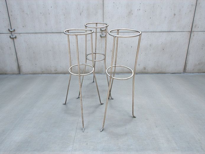 Stainless Steel Ice Bucket metal Stands