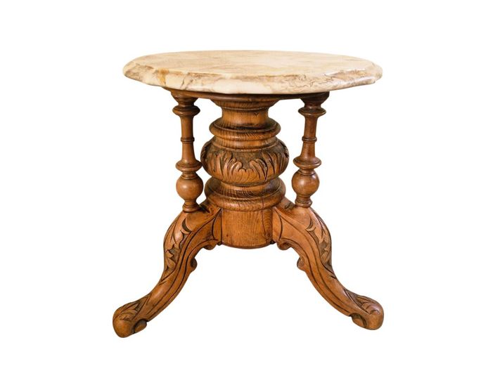 18th Century Baroque Carved Side Table