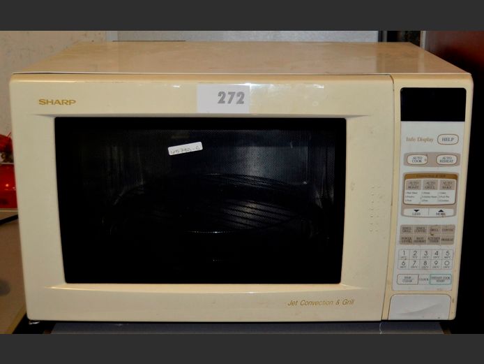 SHARP JET CONVECTION & GRILL MICROWAVE [Switches on, untested further]