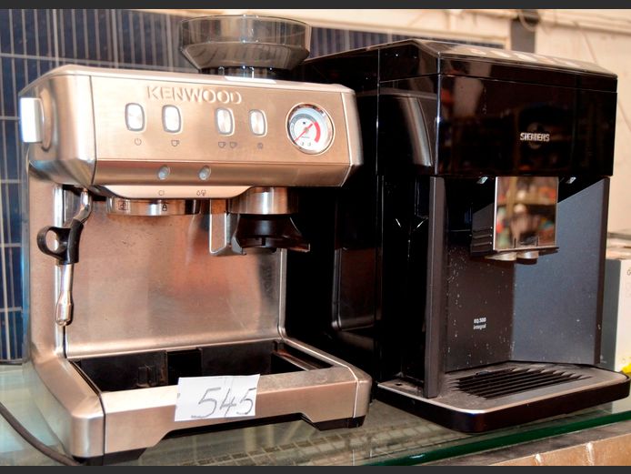 SIEMENS EQ 500 COFFEE MACHINE [Incomplete] & A KENWOOD COFFEE MACHINE [BOTH Items Untested]