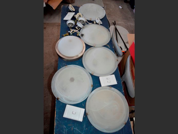 ASSORTED CEILING LIGHTS, LIGHT FITTINGS, etc