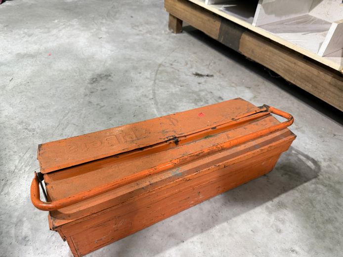Empty Orange Toolbox - Empty 