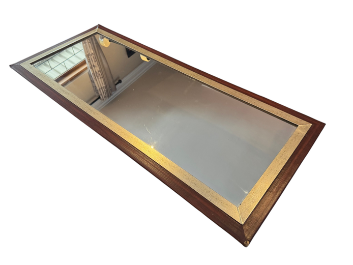 Large Contemporary Wall Mirror with Timber Frame