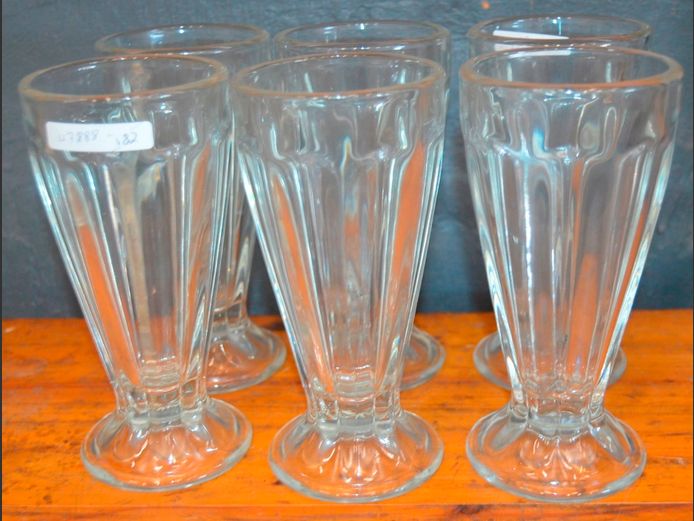 SET OF 6 REGENT MILKSHAKE GLASSES