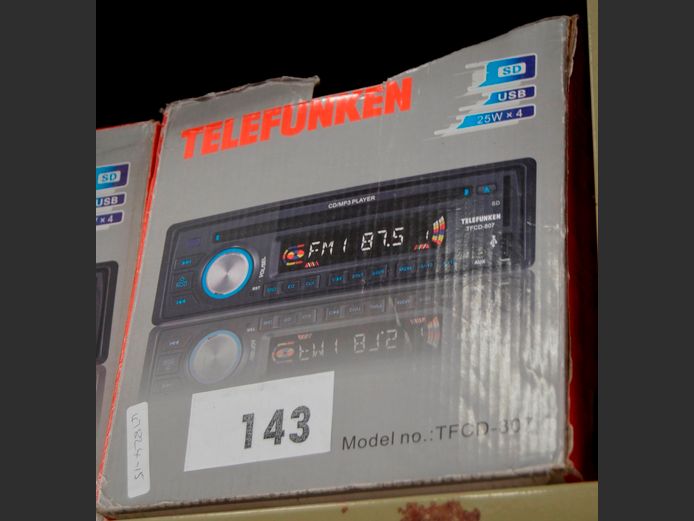 TELEFUNKEN CAR CD/MP3 PLAYER [Untested]