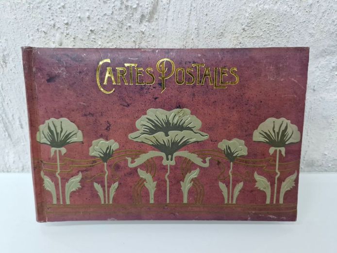 1999 Chronicle Books Cartes Postales Reproduction Postcard Album - Fits 4x6"