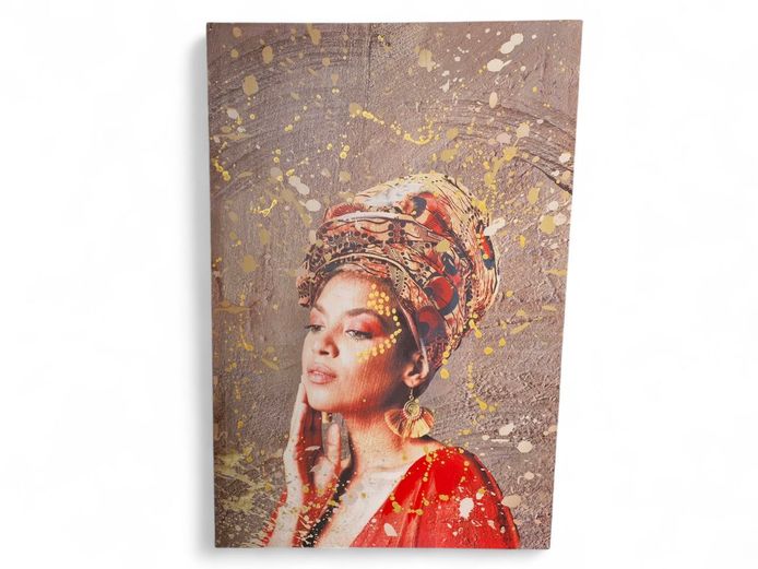 African Women Canvas Framed Print
