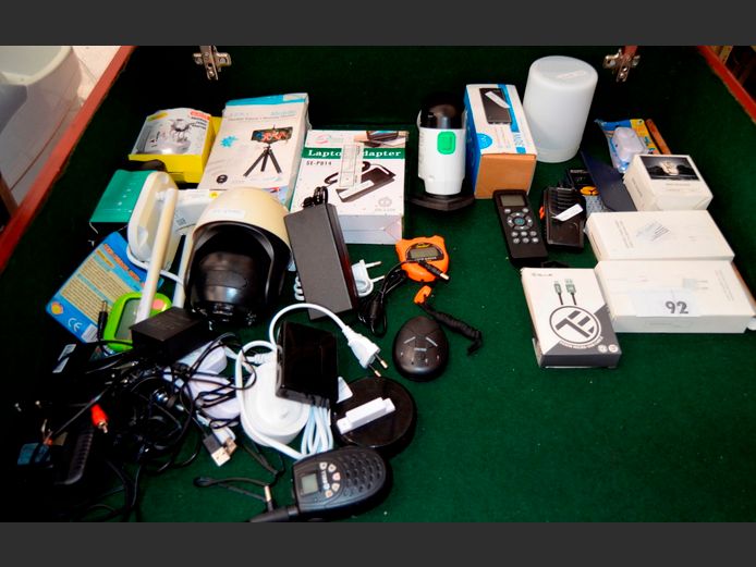 IP CAMERA PHONE, LAPTOP CHARGERS, CABLES, etc [Untested]