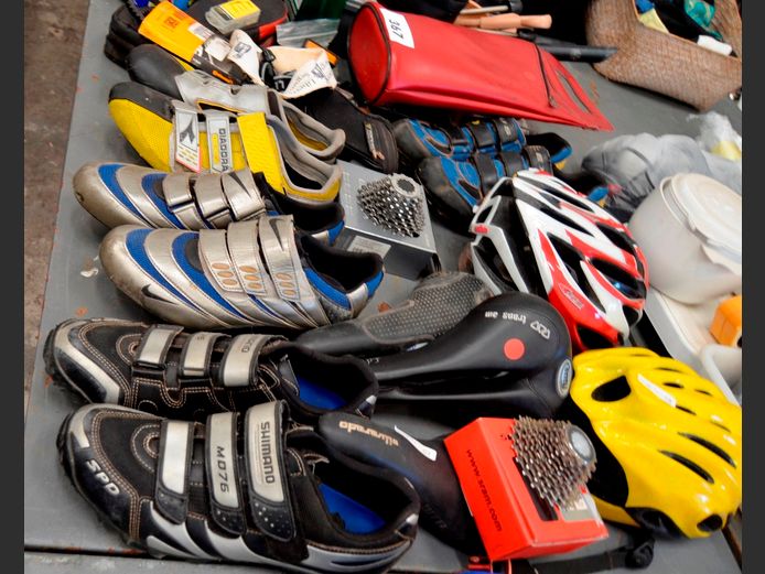 BICYCLE SEATS, HELMETS, COGS, etc