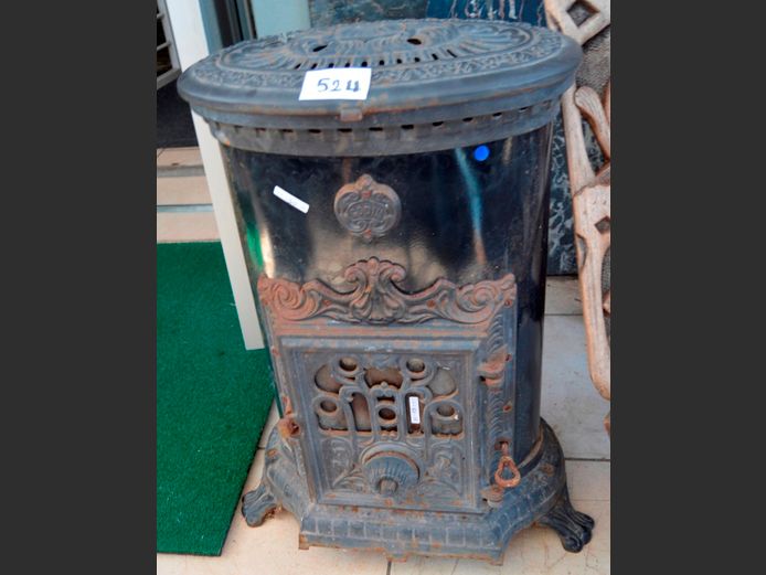 GODIN FIREPLACE, 48 x 35 x 75cm [Terracotta inner burnt out]