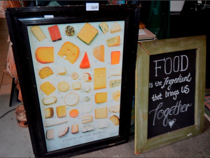 BLACKBOARD, FRAMED PRINT, etc